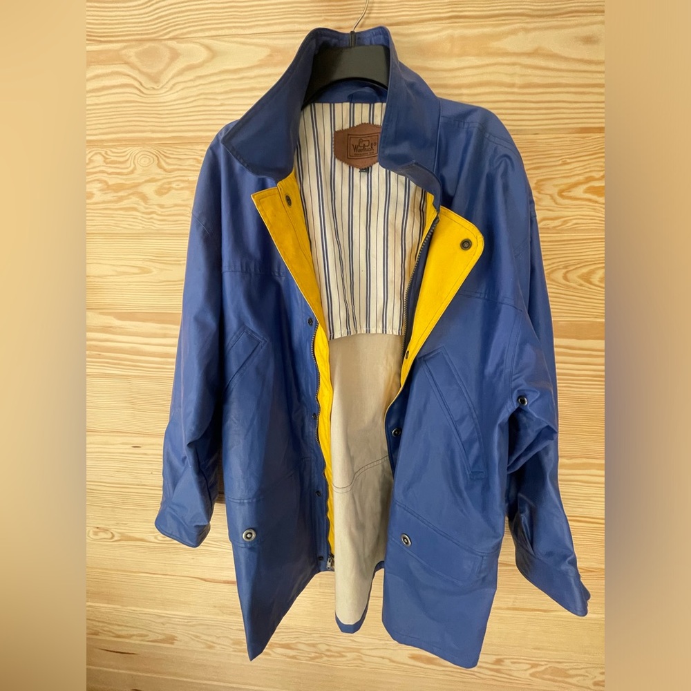 Woolrich Vintage Trench Style Rain Jacket